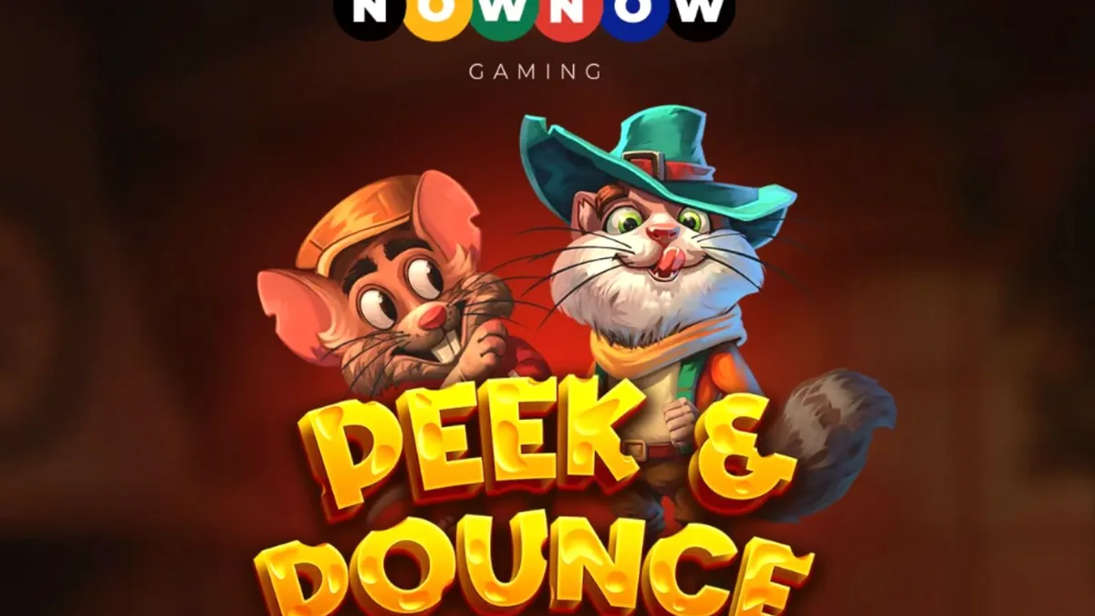 Tampilan visual slot Peek & Pounce yang menampilkan Señor Pounce di dapur pedesaan.