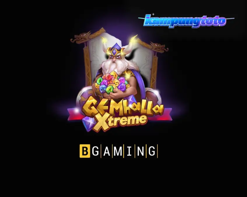 Thor berdiri di depan pohon kehidupan dalam latar belakang slot Gemhalla Xtreme